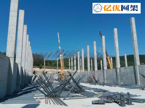 兴化料棚网架设计